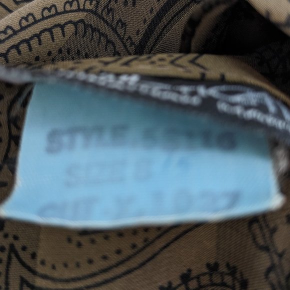 Vintage 1970s / 80s Sheer Pleated Paisley Bow Blouse - Picture 6 of 10